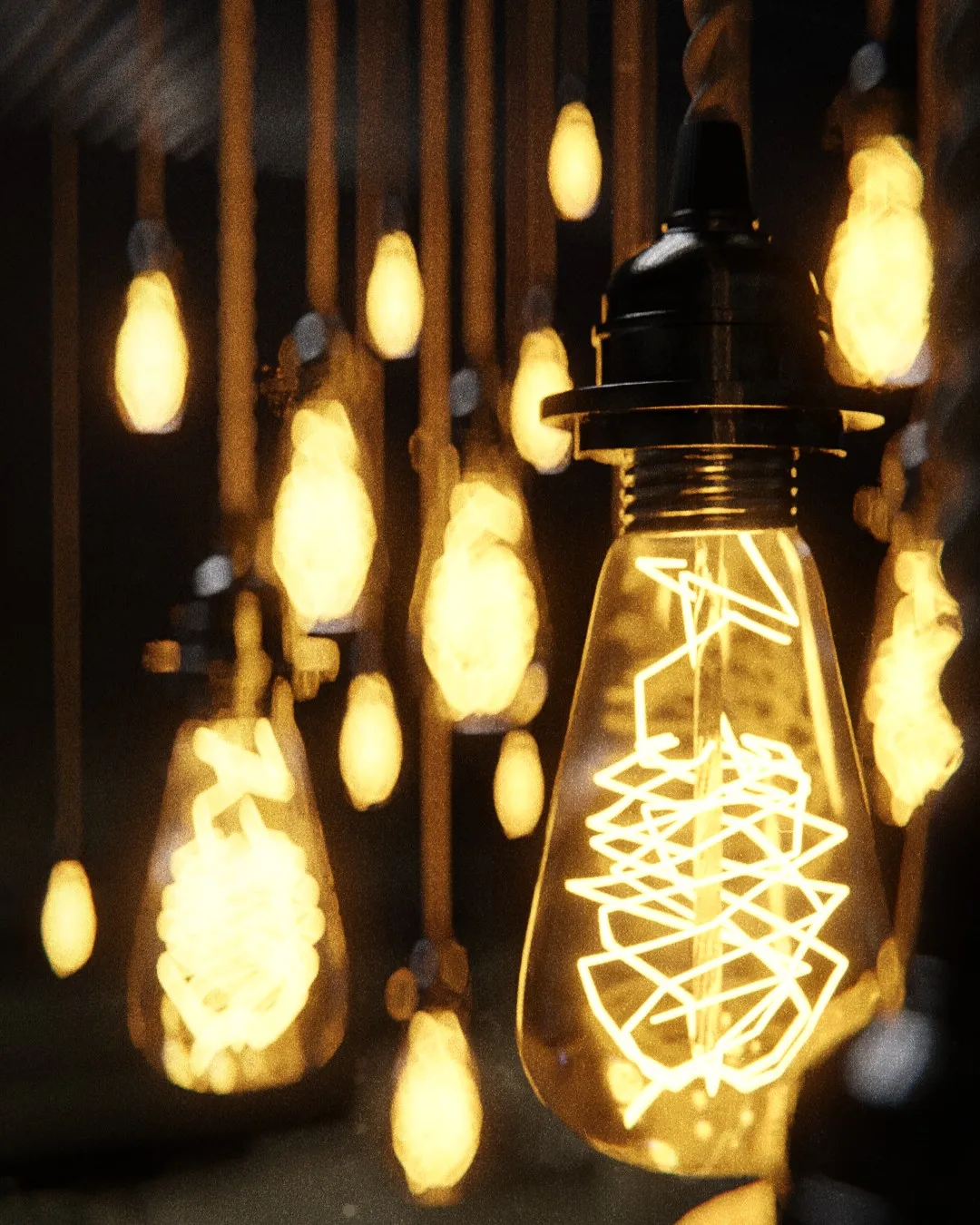 Hanging light fixtures