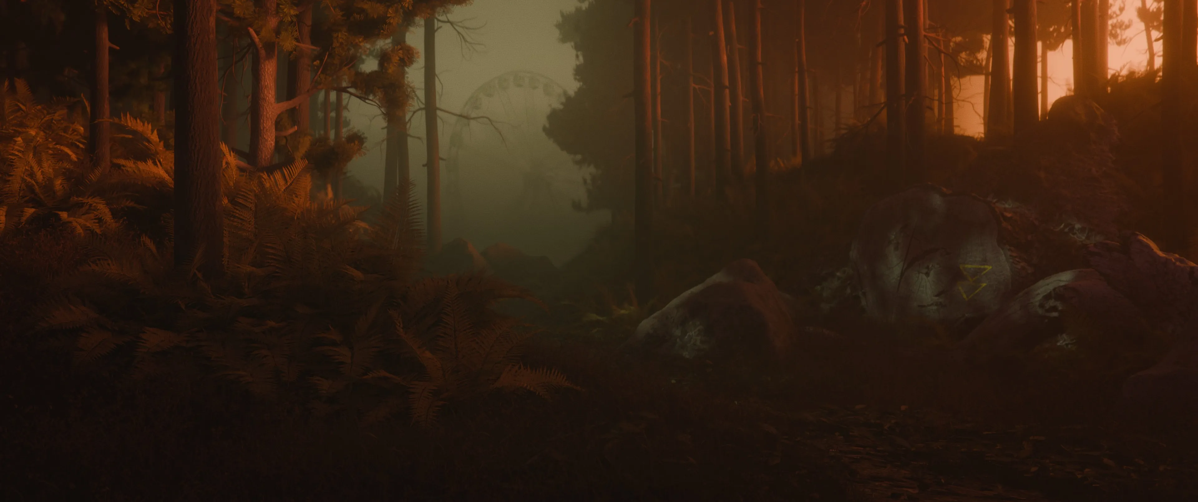 Alan Wake II sunrise lighting