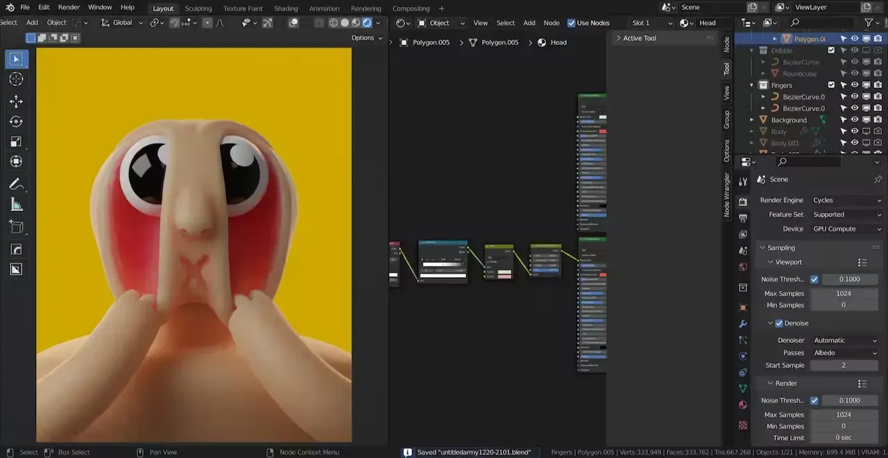 UntitledArmy inspired character Blender